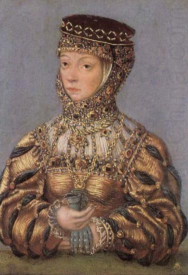 Miniature of Barbara Radziwill, Lucas Cranach the Younger